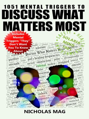 cover image of 1051 Mental Triggers to Discuss What Matters Most